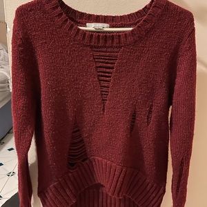H&M distressed sweater